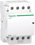  Schneider Electric A9C40463 iCTK Moduláris kontaktor 63A, 4 Záró érintkező (NO), vezérlő feszültség 220-240V AC 50 Hz (A9C40463)