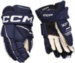 CCM Tacks XF 80 Navy/White Junior Hokikesztyűk 12 hüvelyk