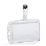 Durable ENCLOSED csipesszel 1 kártyához biztonságikártya tartó (895619) - tintasziget