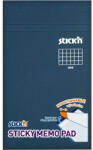 Stick'n Stick`N 190, 5x114 mm 50 lap/tömb négyzetrácsos fehér öntapadó jegyzetfüzet (21852)