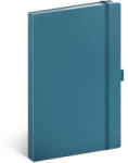 REALSYSTEM Vivella 13 × 21 cm Teal vonalas notesz (A-33210)