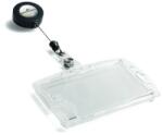 Durable Suport card acces Durable Enclosed 54 x 85 mm 2 carduri snur retractabil 10 bucati/set (DB82241910)