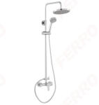 FERRO Baterie Perete Dus Ferro Ritto Cu Set De Dus Complet - Crom