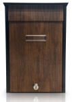 KRONBERG Cutie postala Kronberg® ASTRA Wood 335X220x70 mm negru