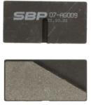 SBP set placute frana, frana disc SBP 07-AG009 (07-AG009)