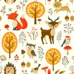  Tapet personalizat Animale din padure 76