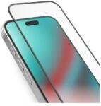 SBS - Edzett üveg Full Cover - iPhone 15 Pro, fekete