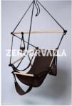 ZeroGravity Barna függőszék - fekete kötéllel