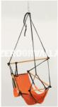 ZeroGravity Narancssárga függőszék - fekete kötéllel