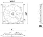 MAHLE Ventilator, radiator MAHLE BEHR *** PREMIUM LINE *** CFF 633 000P (CFF 633 000P)