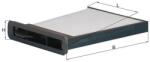 KNECHT Filtru, aer habitaclu KNECHT LA 480 (LA 480)