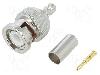 Amphenol Conector BNC, 50, tata, aurit, AMPHENOL - 112514