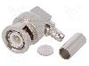 TelegÄrtner Conector BNC, 50, tata, aurit, TELEGÄRTNER - J01000A1257