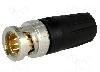 Neutrik Conector BNC, 75, tata, aurit, NEUTRIK - NBNC75BLP7
