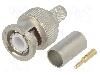 TelegÄrtner Conector BNC, 50, tata, aurit, TELEGÄRTNER - J01000A0049