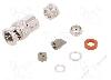 Amphenol Conector BNC, 50, tata/mama, argintat, AMPHENOL - 031-224