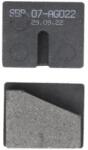 SBP set placute frana, frana disc SBP 07-AG022 (07-AG022)