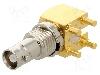 Amphenol Conector Micro BNC, 75, mama, aurit, AMPHENOL - 034-1030