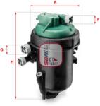 SOFIMA filtru combustibil SOFIMA S 5173 GC - automobilus