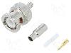 Amphenol Conector BNC, 50, tata, aurit, AMPHENOL - 031-315-RFX