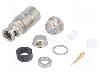 TelegÄrtner Conector BNC, 50, tata, aurit, TELEGÄRTNER - J01000A1940