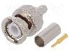 TelegÄrtner Conector BNC, 50, tata, aurit, TELEGÄRTNER - J01000A1255Y