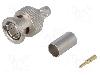 TelegÄrtner Conector BNC, 75, tata, aurit, TELEGÄRTNER - J01002A1288Y
