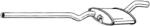 BOSAL Toba esapamet intermediara BOSAL 282-599 (282-599) - automobilus