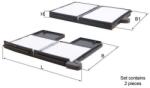 KNECHT Filtru, aer habitaclu KNECHT LA 186/S (LA 186/S)
