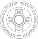 TRW Tambur frana TRW DB4477 (DB4477) - automobilus