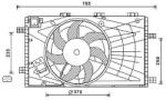 Ava Quality Cooling Ventilator, radiator AVA QUALITY COOLING OL7621