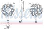 NISSENS Ventilator, radiator NISSENS 85596