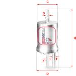 SOFIMA filtru combustibil SOFIMA S 1855 B (S 1855 B) - automobilus