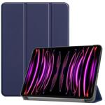 Gigapack Apple Ipad Air 13 (2024) tok álló, bőr hatású (aktív flip, oldalra nyíló, trifold, asztali tartó) sötétkék (GP-157501)
