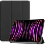 Gigapack Apple Ipad Air 13 (2024) tok álló, bőr hatású (aktív flip, oldalra nyíló, trifold, asztali tartó) fekete (GP-157492)