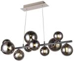 WOFI Lustră LED pe cablu VILLA 10xG9/3W/230V negru/crom Wofi 6014.10. 24.9000 (W3912)