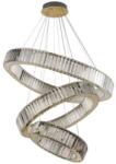 NEDES Lustră LED dimabilă pe cablu LED/115W/230V 3000-6500K crom/auriu + telecomandă (ND3548)