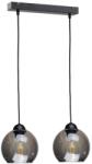 Keter Lighting Lustră pe cablu UNO 2xE27/60W/230V neagră (NA0234)