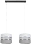 BELIS Lustră pe cablu CORAL 2xE27/60W/230V alb/gri (BE0636)