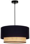 Duolla Lustră pe cablu Duolla BOHO 1xE27/15W/230V d. 45 cm negru/ratan (DU84397)