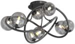 WOFI Lustră LED aplicată NANCY Wofi 9014-805 8xG9/3, 5W/230V negru/crom (W4015)