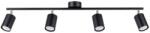 Sollux Spot Sollux SL. 1168 LEMMI 4xGU10/10W/230V negru (SLX1043)