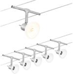 Paulmann SET 5x lustră pe cablu Paulmann 94136 GU5, 3/10W SHEELA 230V crom lucios (W3851)