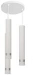 Helam Lustră LED pe cablu TUBA 3xGU10/4, 8W/230V albă/crom mat (HE1305)