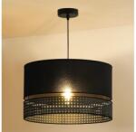 Duolla Lustră pe cablu DOUBLE Duolla RATTAN 1xE27/15W/230V d. 40 cm negru (DU603669)