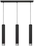 Helam Lustră LED pe cablu TUBA 3xGU10/4, 8W/230V negru/crom lucios (HE1000)