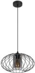 HEXE Lustră pe cablu CORRINI 1xE27/60W/230V d. 34 cm negru/gri (HX0185)