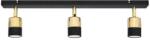 Helam Spot LED TUBSSON 3xGU10/4, 8W/230V negru/auriu (HE1580)