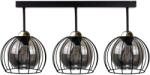 Keter Lighting Lustră aplicată SOLO BLACK 3xE27/60W/230V neagră/aurie (KE0105)