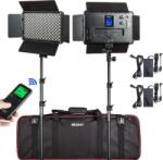 Viltrox Set 2 Lampi LED 45W Viltrox VL-S192T Duo Kit 3500lux Bicolor 3300-5600K
